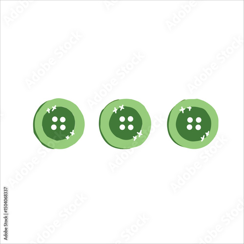 Button green