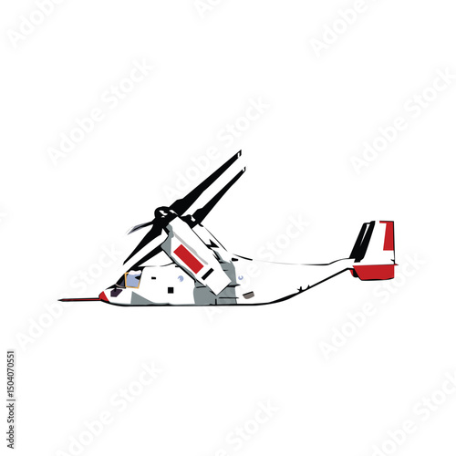 Tilt rotor aircraft design template