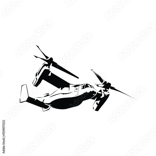Tilt rotor aircraft design template