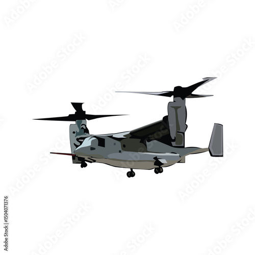 Tilt rotor aircraft design template