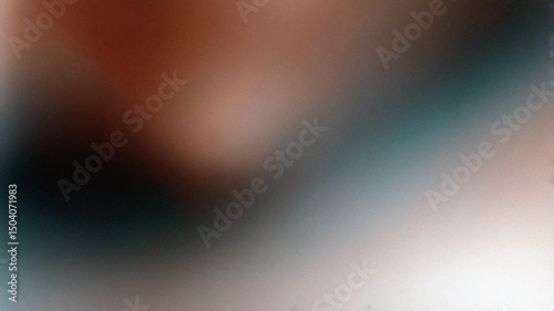 Red blue cyan white brown abstract background. Color gradient ombre blend. Smooth transition. Soft light haze blur. Dreamy atmosphere. Gentle shimmer. Artistic flow. Light diffusion glow