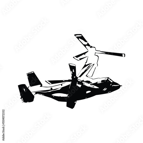 Tilt rotor aircraft design template