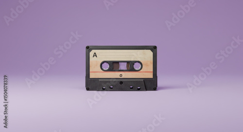 Retro audio cassette tape