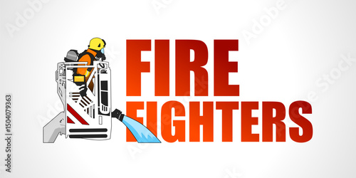 International Firefighter Day, featuring a firefighter silhouette and vibrant red background.