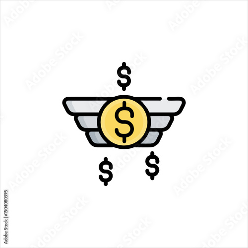 vector illustration of a euro sign