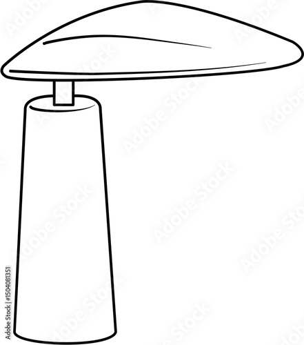 Cozy bedside lamp coloring page