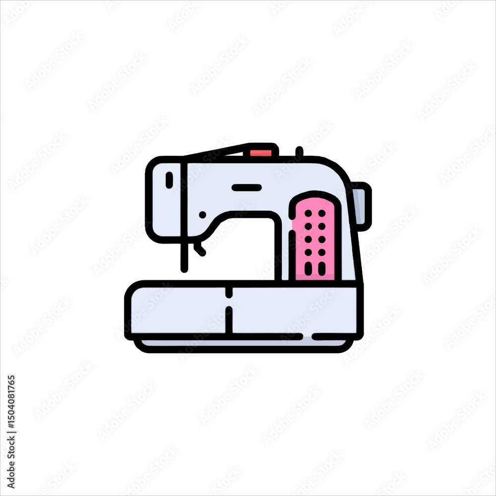 Fototapeta premium electric drill isolated on white background