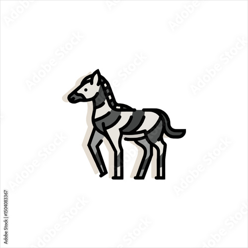 horse silhouette vector