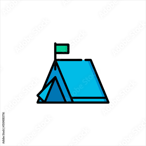 blue house icon
