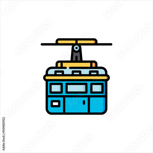 vector illustration of a radio