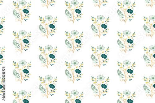 abstract rose outline, floral line pattern, seamless wrapping paper, trendy home textile, cotton flower design


