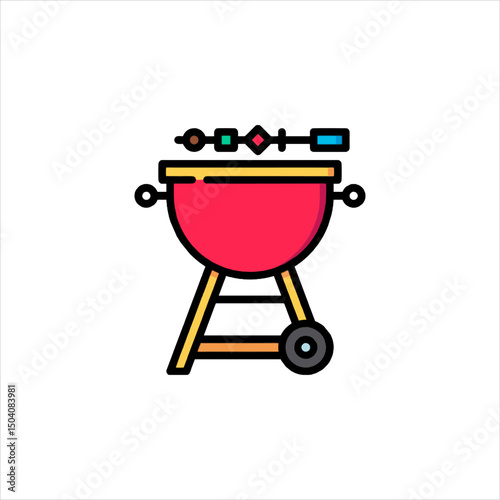 wheelbarrow with fire