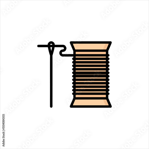 vector illustration of a screw