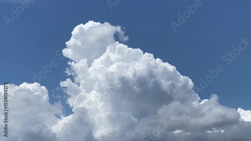 Beautiful blue sky and clouds natural
