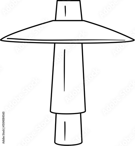 Cozy bedside lamp coloring page