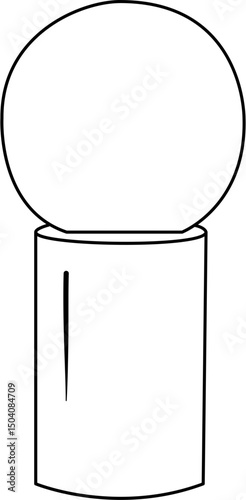 Cozy bedside lamp coloring page
