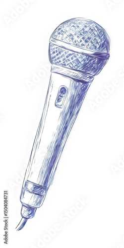 Sketch microphone art