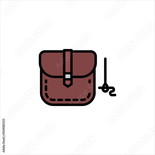 suitcases isolated on white