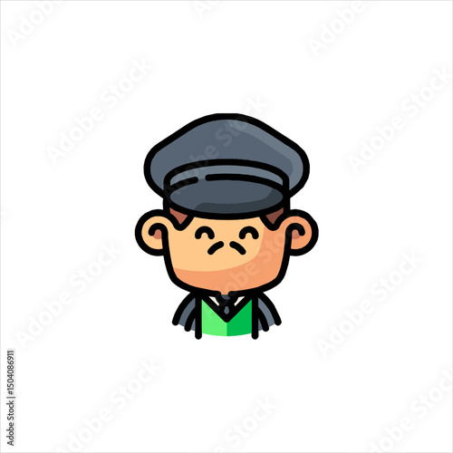 funny cartoon policeman