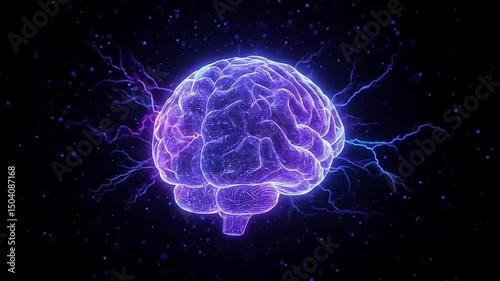 Dynamic Brain Activity Visualization with Electrical Impulses in 4K Resolution