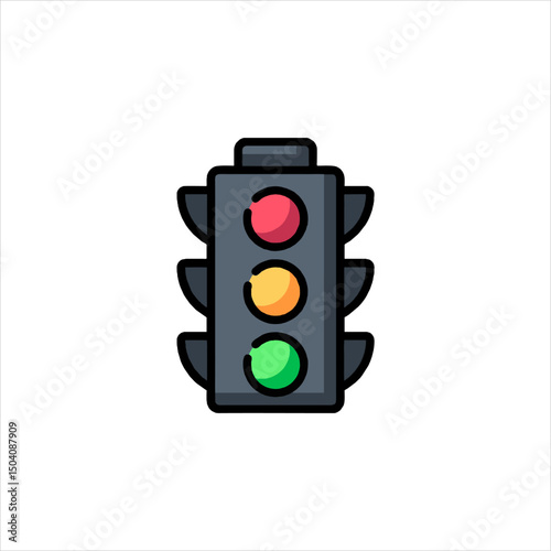 red traffic light