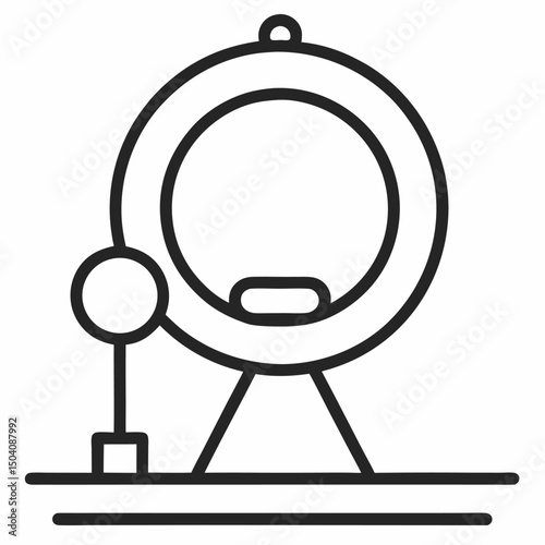Modern Desk Setup with Ring Light for Professional Video Calls, Streaming & Online Meetings