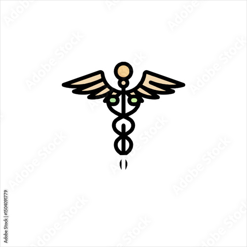 caduceus medical symbol