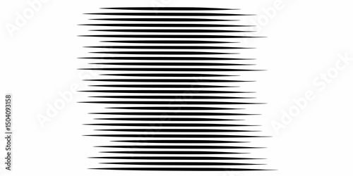 Dynamic abstract speed lines pattern in black on a white background, perfect for comic book art, manga effects, motion graphics, or energetic backgrounds in creative and commercial design projects.