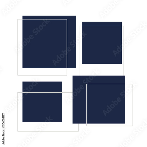 square geometric shape line