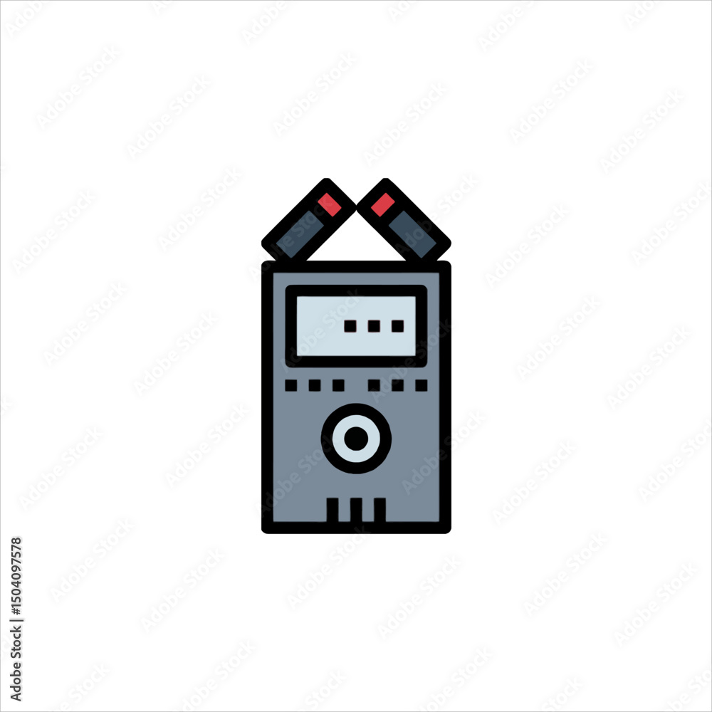 Fototapeta premium vector illustration of an electric plug