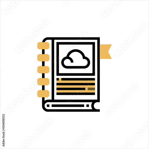 vector illustration of a book icon