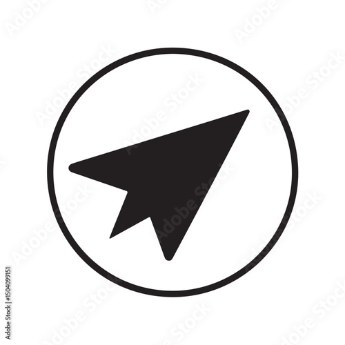 Free Download This vector illustration of a paper airplane features a minimalist and creative design of an airplane made of folded paper isolated on white background. - GFXLoad