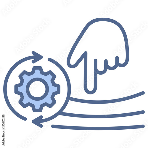 Resilient System Blue Icon