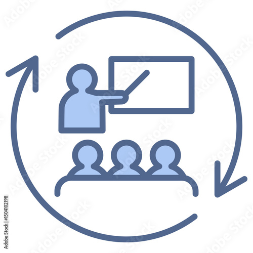 Continuity Training Blue Icon