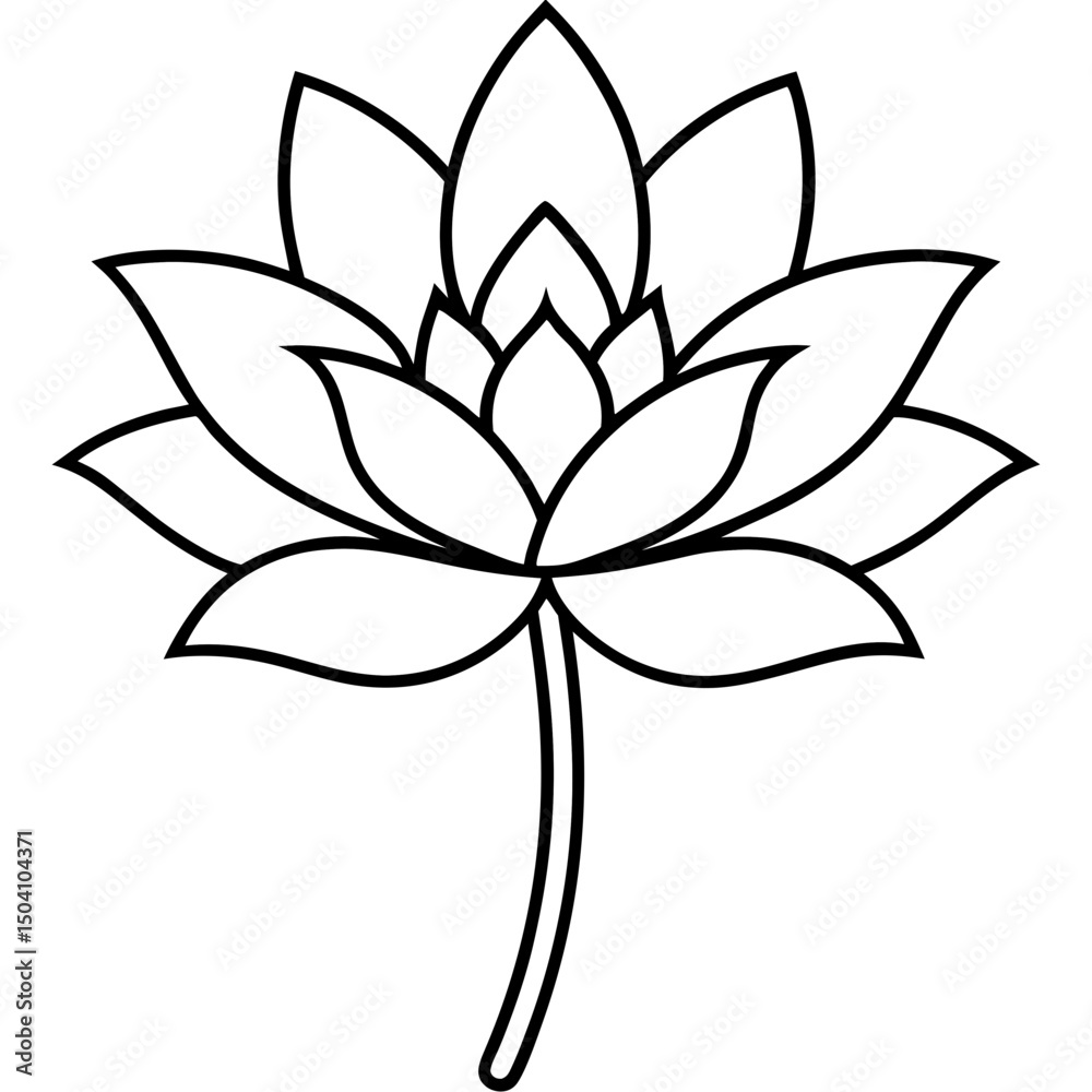Obraz premium black and white flower