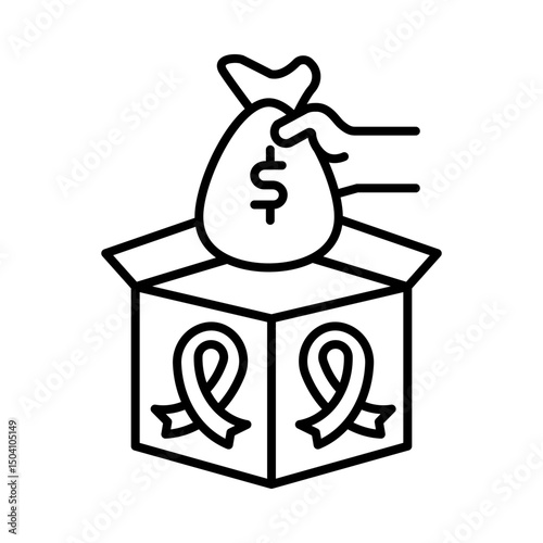 Donation Outline Icon