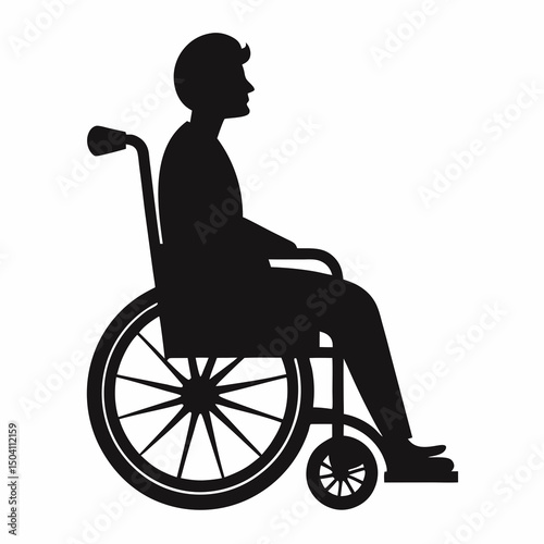 man in wheelchair
