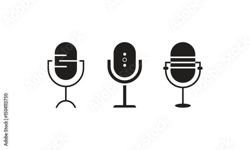 Modern Condenser Microphone with Visible Pickup Pattern Indicators.