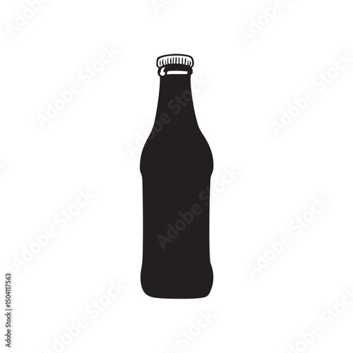 This bottle illustration vector features various types of bottles with minimalist and modern designs isolated on white background.