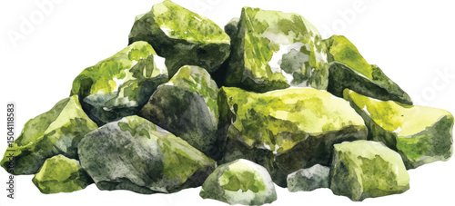  Editable Rock Scene for Game Design