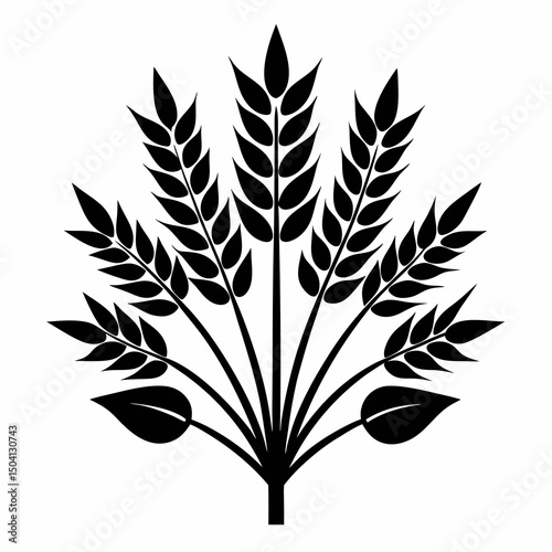 set of golden wheat