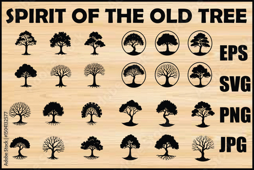 Mystic Tree Emblems & Nature Icons