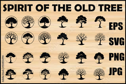 Mystic Tree Emblems & Nature Icons