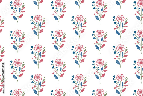 floral wallpaper texture, seamless hand drawn flower, fashion line pattern, abstract textile repeat, stylish pillow cover

