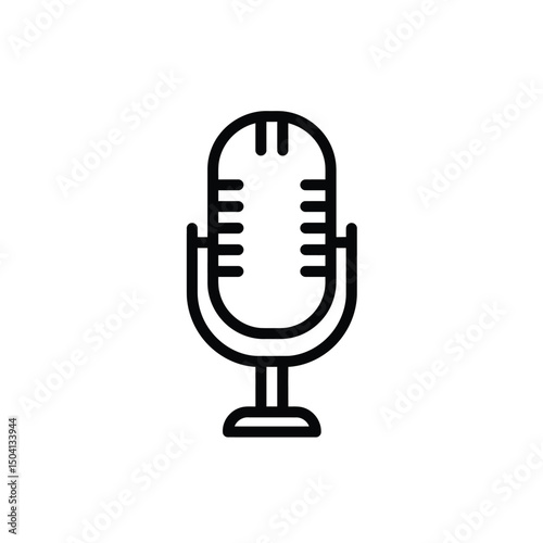 vector microphone icon