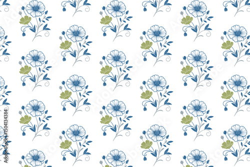 rose sketch fabric, seamless abstract texture, floral line art pattern, fashion repeat design, kitchen wear textile

