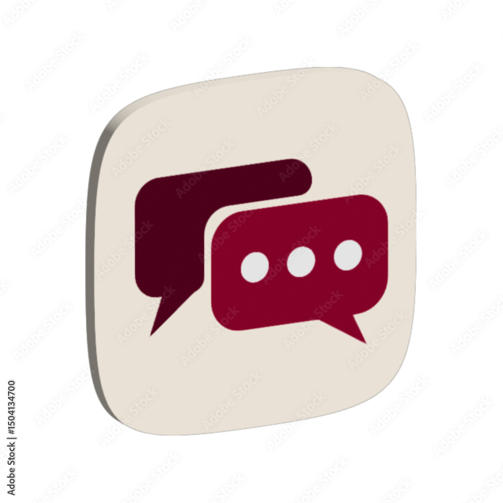 Fototapeta premium chat icon button