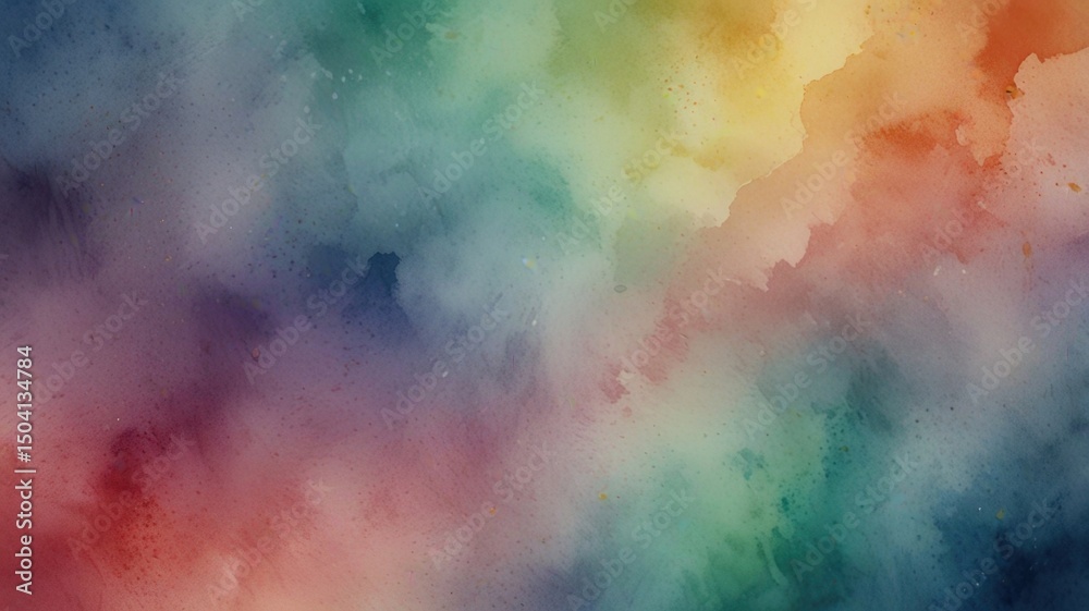 Fototapeta premium Soft Watercolor Texture Background with Pastel Shades, Elegant and Minimalist Design