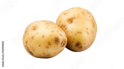  Potato Isolated on Transparent Background