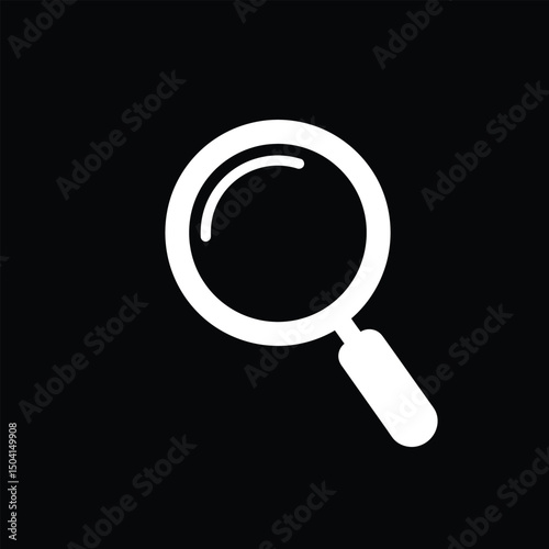 magnifying glass vector illustration